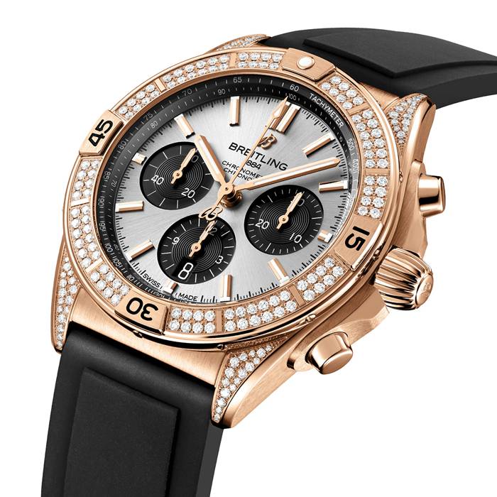 Breitling Chronomat B01 42mm Mens Watch Red Gold RB0134721G1S1 - Image 2
