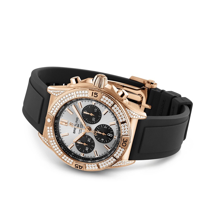 Breitling Chronomat B01 42mm Mens Watch Red Gold RB0134721G1S1 - Image 3
