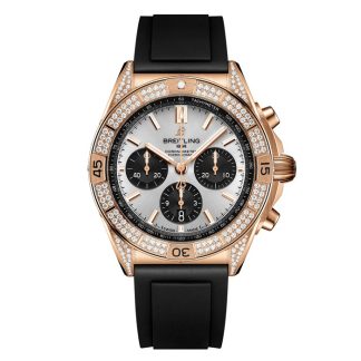 Breitling Chronomat B01 42mm Mens Watch Red Gold RB0134721G1S1