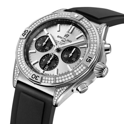 Breitling Chronomat B01 42mm Mens Watch Silver AB0134721G1S1 - Image 2