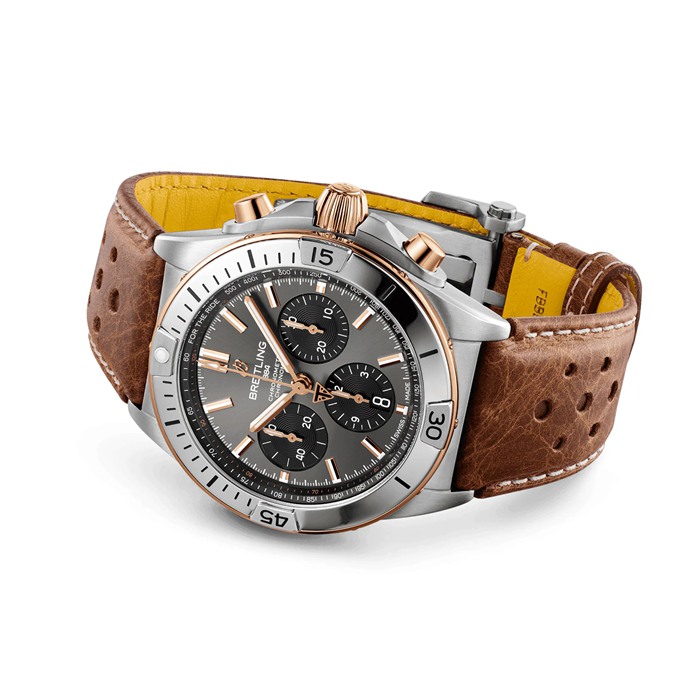 Breitling Chronomat B01 Triumph 42mm Mens Watch Grey TB0134101M1X1 - Image 4
