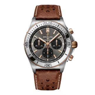 Breitling Chronomat B01 Triumph 42mm Mens Watch Grey TB0134101M1X1
