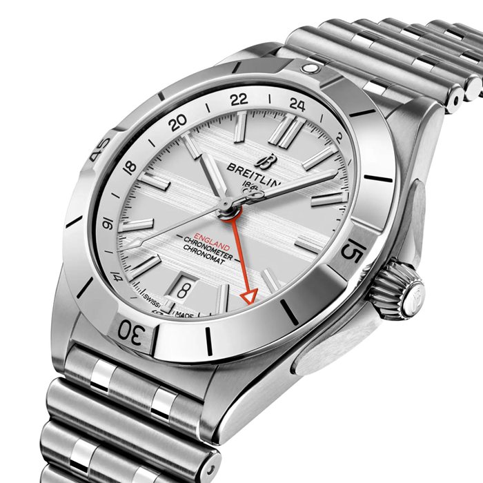 Breitling Chronomat GMT Six Nations England Limited Edition 40mm Mens Watch A323985B1A1A1 - Image 3