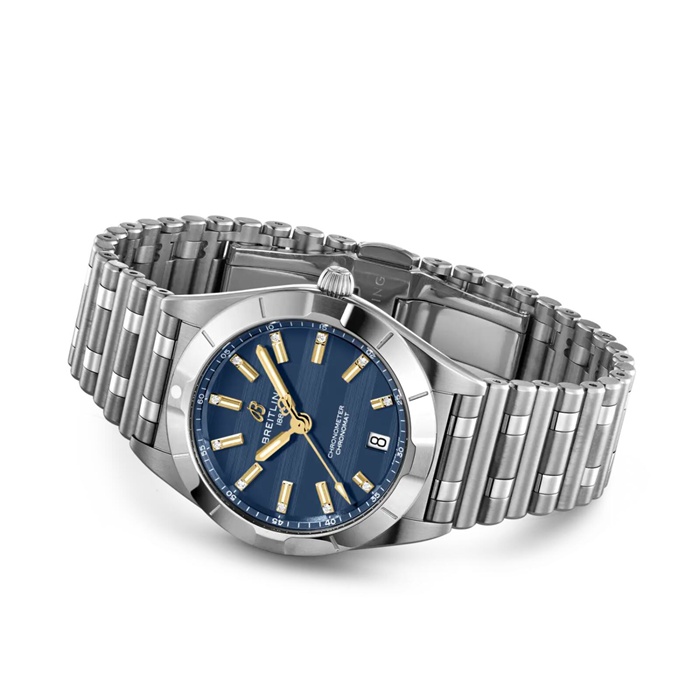 Breitling Chronomat GMT Six Nations France Limited Edition 32mm Ladies Watch A773109A1C1A1 - Image 4