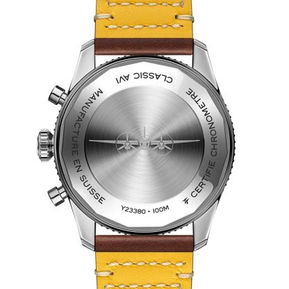 Breitling Classic AVI Chronograph 42 Mosquito Leather Strap Watch Y233801A1B1X1 - Image 2