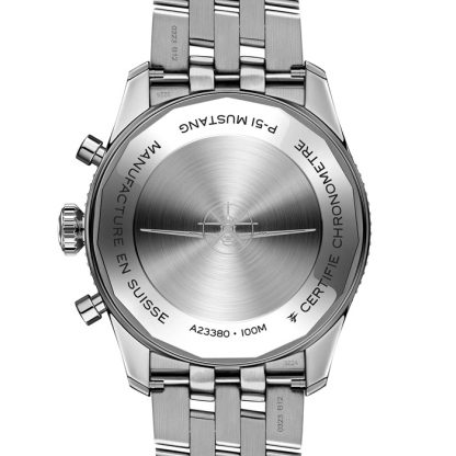 Breitling Classic AVI Chronograph 42 P-51 Mustang Stainless Steel Watch A233803A1B1A1 - Image 2