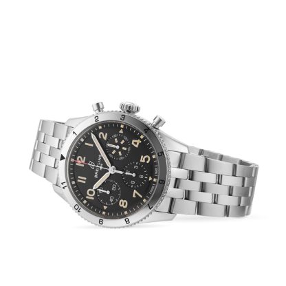 Breitling Classic AVI Chronograph 42 P-51 Mustang Stainless Steel Watch A233803A1B1A1 - Image 4