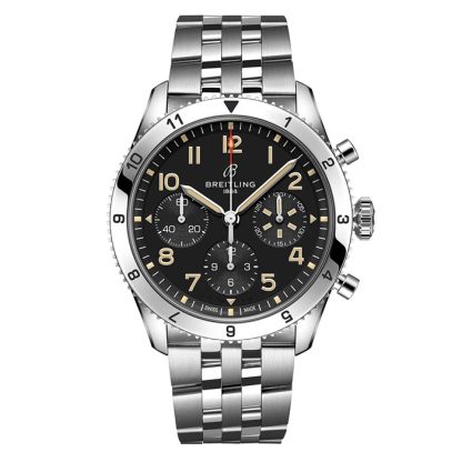 Breitling Classic AVI Chronograph 42 P-51 Mustang Stainless Steel Watch A233803A1B1A1