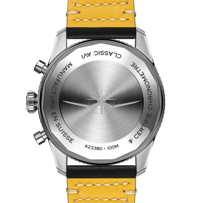 Breitling Classic AVI Chronograph 42 Tribute to Vought F4U Corsair Leather Strap Watch A233801A1C1X1 - Image 2