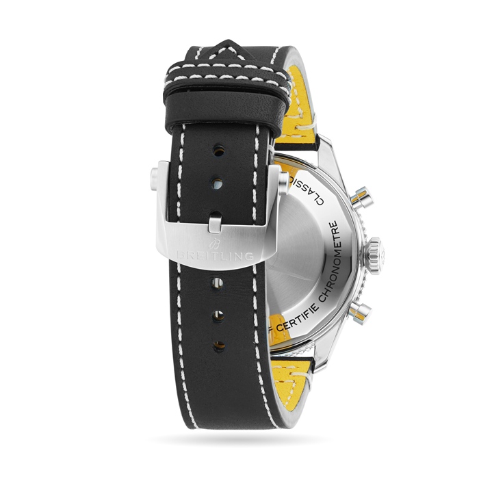 Breitling Classic AVI Chronograph 42 Tribute to Vought F4U Corsair Leather Strap Watch A233801A1C1X1 - Image 5