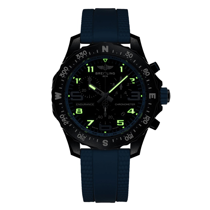 Breitling Endurance Pro 38mm Unisex Watch Blue Rubber X83310281B1S1 - Image 5