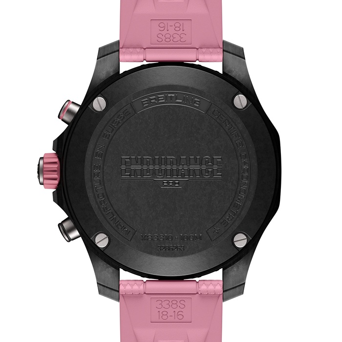 Breitling Endurance Pro 38mm Unisex Watch Pink Rubber X83310D41B1S1 - Image 2