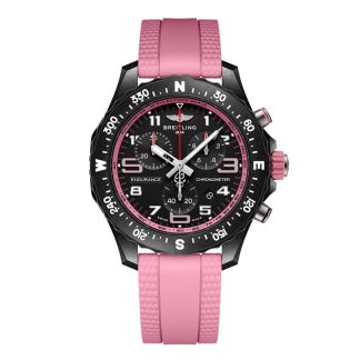 Breitling Endurance Pro 38mm Unisex Watch Pink Rubber X83310D41B1S1