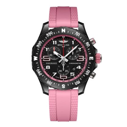 Breitling Endurance Pro 38mm Unisex Watch Pink Rubber X83310D41B1S1