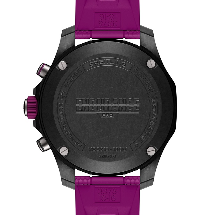 Breitling Endurance Pro 38mm Unisex Watch Purple Rubber X83310F61B1S1 - Image 2