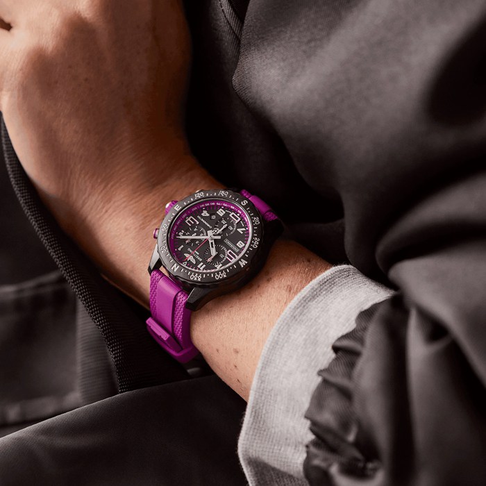 Breitling Endurance Pro 38mm Unisex Watch Purple Rubber X83310F61B1S1 - Image 5