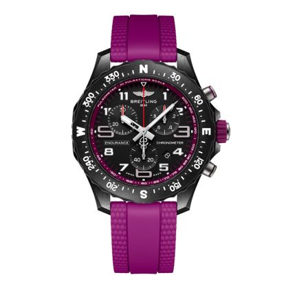 Breitling Endurance Pro 38mm Unisex Watch Purple Rubber X83310F61B1S1