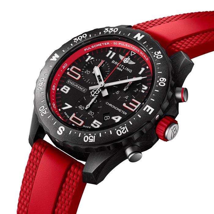 Breitling Endurance Pro 38mm Unisex Watch Red Rubber X83310D91B2S1 - Image 3
