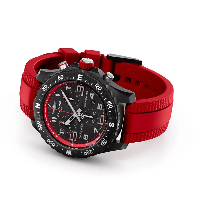 Breitling Endurance Pro 38mm Unisex Watch Red Rubber X83310D91B2S1 - Image 4