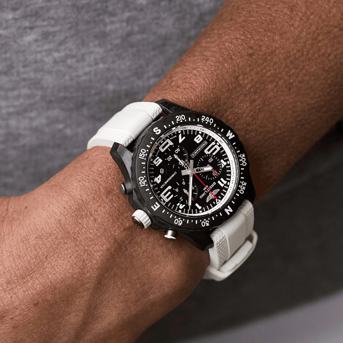 Breitling Endurance Pro 38mm Unisex Watch White Rubber X83310A71B1S1 - Image 5