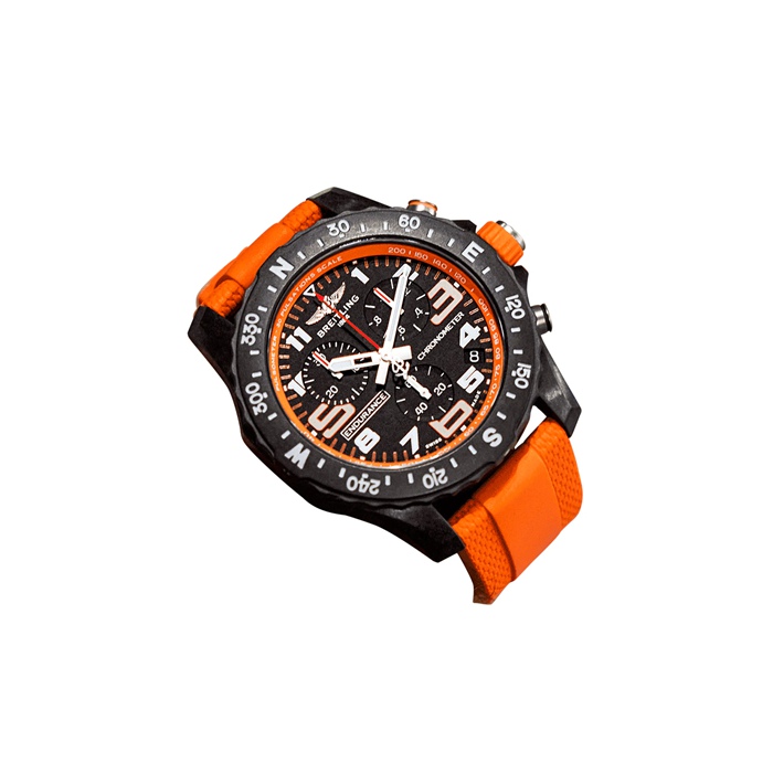 Breitling Endurance Pro 44mm Mens Watch Orange Rubber X82310A51B1S2 - Image 5