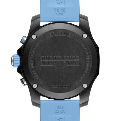 Breitling Endurance Pro 44mm Turquoise Rubber Strap Watch X82310281B1S1 - Image 4