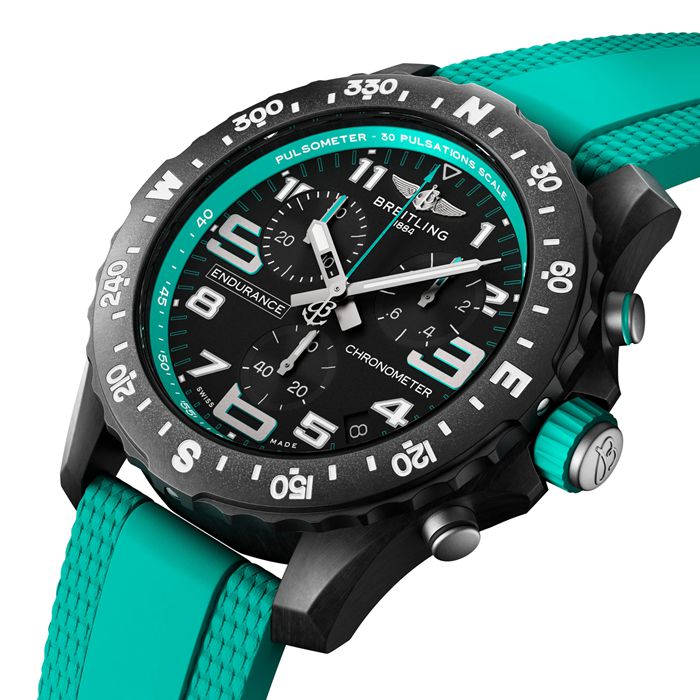 Breitling Endurance Pro 44mm Unisex Watch Turquoise The Watches Of Switzerland Group Exclusive X823101L1B1S1 - Image 2
