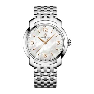 Breitling Lady Premier 32mm Ladies Watch Mother Of Pearl A77330121A2A1