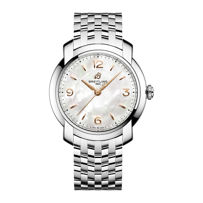 Breitling Lady Premier 32mm Ladies Watch Mother Of Pearl A77330121A2A1