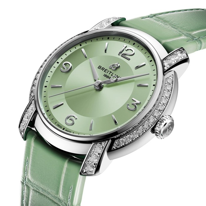 Breitling Lady Premier 36mm Ladies Watch Green A10310671L1P1 - Image 2