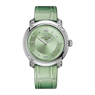 Breitling Lady Premier 36mm Ladies Watch Green A10310671L1P1