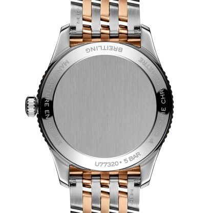 Breitling Navitimer 32mm Ladies Watch White Mother Of Pearl Stainless Steel and 18k Red Gold U77320E61A1U1 - Image 2