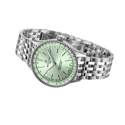 Breitling Navitimer 36mm Ladies Watch Green A17327361L1A1 - Image 4