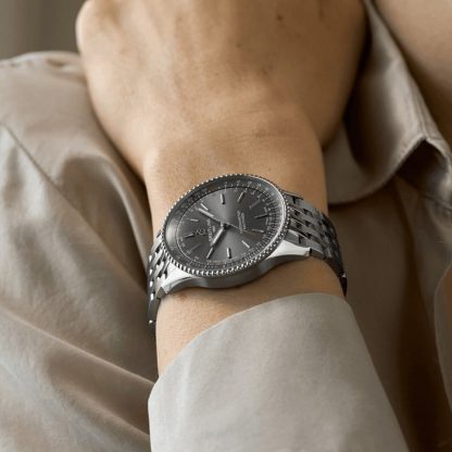 Breitling Navitimer 36mm Ladies Watch Grey A17327381B1A1 - Image 5