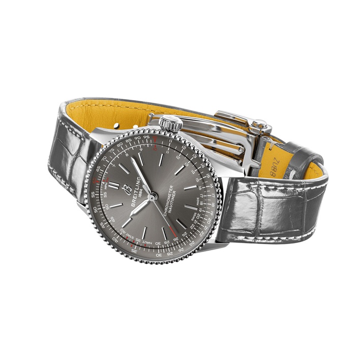 Breitling Navitimer 36mm Ladies Watch Grey Alligator A17327381B1P1 - Image 4