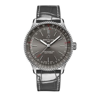 Breitling Navitimer 36mm Ladies Watch Grey Alligator A17327381B1P1