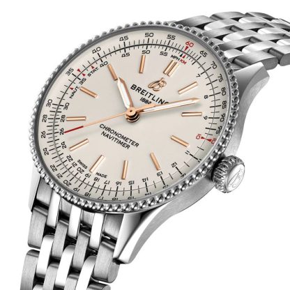 Breitling Navitimer 36mm Ladies Watch Silver A17327211G1A1 - Image 3