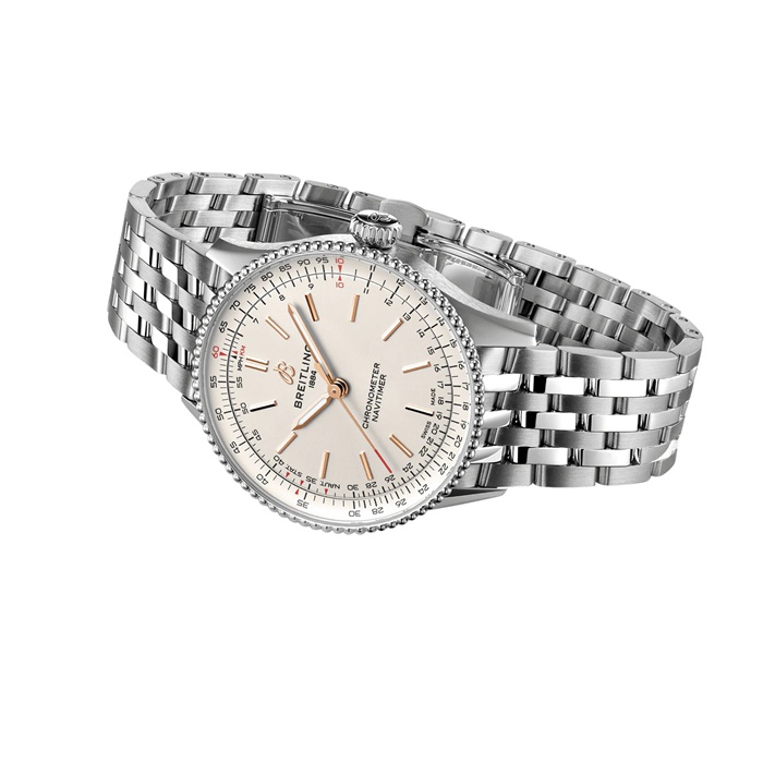Breitling Navitimer 36mm Ladies Watch Silver A17327211G1A1 - Image 4