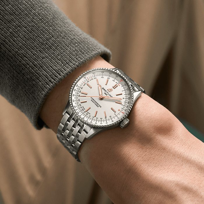 Breitling Navitimer 36mm Ladies Watch Silver A17327211G1A1 - Image 5
