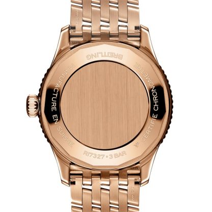 Breitling Navitimer 36mm Ladies Watch White Mother Of Pearl 18k Red Gold R17327211A1R1 - Image 2