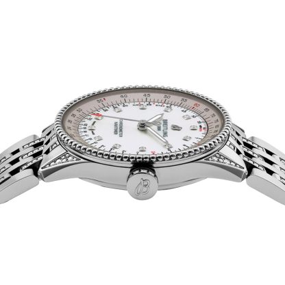 Breitling Navitimer Automatic 35mm Ladies Watch Mother Of Pearl A17395721G1A1 - Image 3