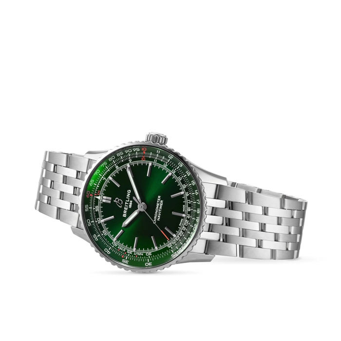 Breitling Navitimer Automatic 41mm Mens Watch Green Stainless Steel A17329371L1A1 - Image 3