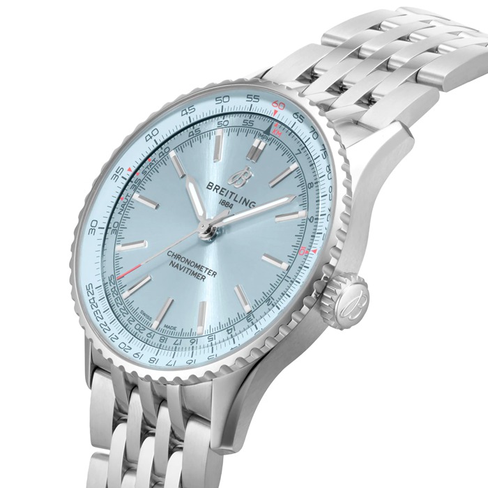 Breitling Navitimer Automatic 41mm Mens Watch Light Blue Stainless Steel A17329171C1A1 - Image 5