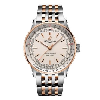Breitling Navitimer Automatic 41mm Mens Watch Silver Stainless Steel And 18k Red Gold U17329F41G1U1
