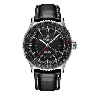 Breitling Navitimer Automatic GMT 41mm Mens Watch Black A32310251B1P1