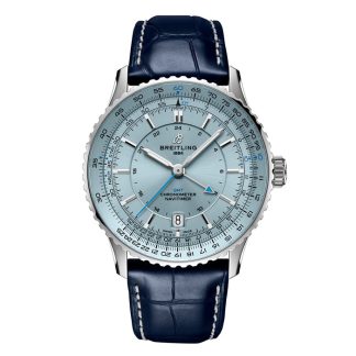 Breitling Navitimer Automatic GMT 41mm Mens Watch Light Blue A32310171C1P1