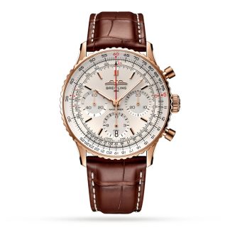 Breitling Navitimer B01 Chronograph 41 18k Red Gold Watch RB0139211G1P1