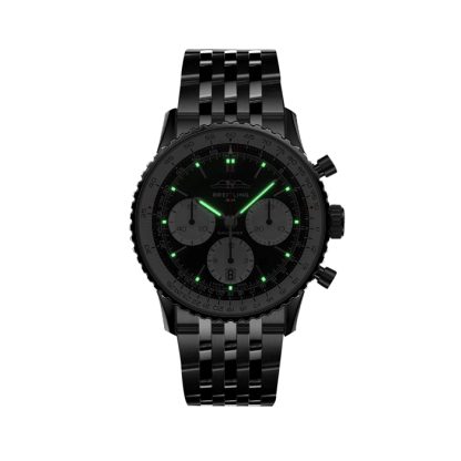 Breitling Navitimer B01 Chronograph 41mm Mens Watch Black Stainless Steel AB0139211B1A1 - Image 5