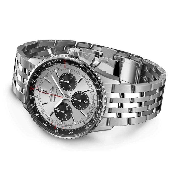 Breitling Navitimer B01 Chronograph 43 Silver Watch AB0138241G1A1 - Image 3