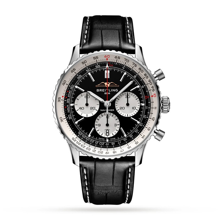 Breitling Navitimer B01 Chronograph 43 Stainless Steel Watch AB0138211B1P1